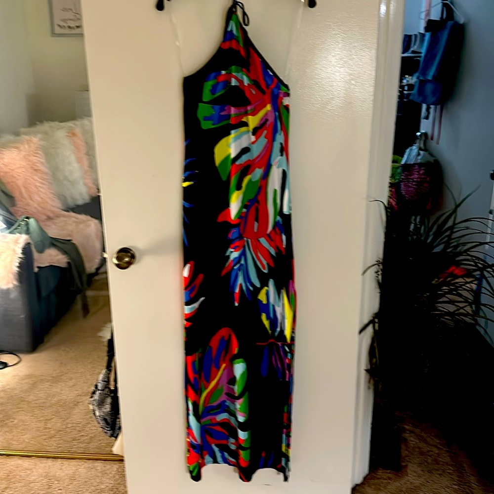 Maxi halter dress
